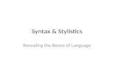 Syntax & Stylistics 1