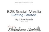 B2B Social Media - Getting started (April 2012)