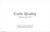 Code Quality in Ruby and Java