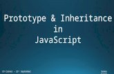 Prototype & Inheritance in JavaScript