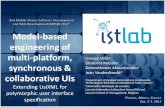 Model-based engineering of multi-platform, synchronous & collaborative UIs
