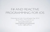 F# and Reactive Programming for iOS