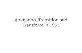 CSS3 TTA (Transform Transition Animation)
