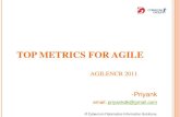 Top metrics for Agile by Priyank