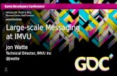 Message Queuing on a Large Scale: IMVUs stateful real-time message queue for chat and games