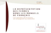La représentation des femmes dans les manuels de Français - Etude 2013