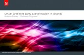 OAuth and third party authentication in Granite