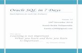 Oracle sql in 7 days by suesh.n v 1.0