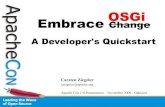 Embrace Change - Embrace OSGi