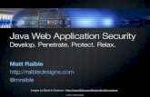 Java Web Application Security - Jazoon 2011
