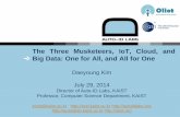 Three mustkeers-iot-bigdata-cloud-kaist-daeyoung kim