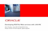 RESTful Web services using JAX-RS