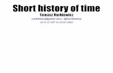 Short history of time - Confitura 2013