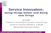 Research for innovative service SMEs