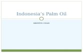 Indonesia’s palm oil