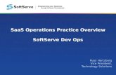 SaaS Operations Practice Overview SoftServe DevOps