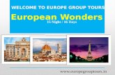 Customized European Vacation Packages