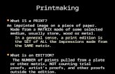 Art Appreciation: Intro to Printmaking