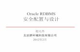 1. Oracle RDBMS 安全配置与设计(116 页)