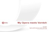 My Opera meets Varnish, Dec 2009