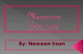Mannerism Nesreen Irsan Ppt 97 2003