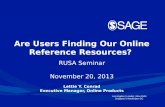 Discoverability of online reference