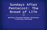 Sundays after pentecost bread of life