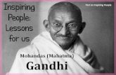 Mohandas Gandhi Inspiration