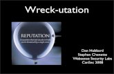 Web Wreck-utation - CanSecWest 2008