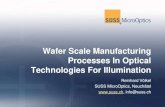 Suss Micro Optics, Wafer Scale Manufacturing, R. Voelkel, June 2009