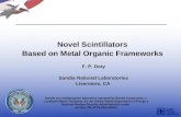 Scintillating Metal Organic Frameworks