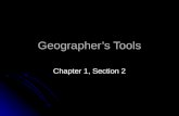 Ch. 1.2--Geographer's Tools