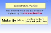 Molarity  Molality  Dilutions