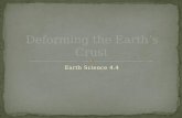 Earth Science 4.4 : Deforming the Earth's Crust