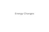 Energy changes