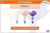 Halogens part 2   chemical properties