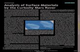 Analysis of Surface Materials by Curiosity Mars Rover - Special Collection