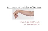 An Unusual case of Tetany