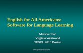 English for All Americans: Software for Language Learning