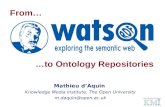 From Watson to Ontology Repositories - Ontolog OOR panel