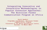 Farmer Communication Programme in Africa