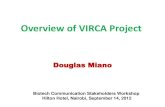 Dr. Douglas Miano - Overview of the Virus Resistant Cassava (VIRCA) Project