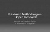 Open Research methodologies