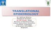 Translational epidemiology