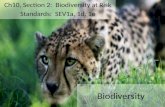 Unit 3 b ch 10 s2  biodiversity at risk