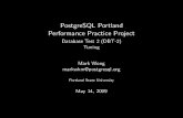 PostgreSQL Portland Performance Practice Project - Database Test 2 Tuning