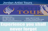 Jordan artist tours