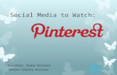 Social media to watch pinterest april 2012