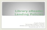 Library eReader Lending Policies