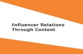 Build Influencer Relations Through Content - David Spark